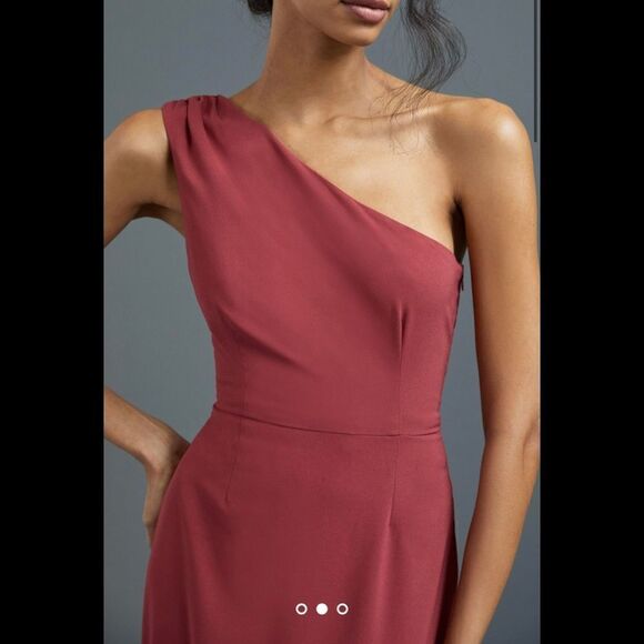 Anthropologie Hutch Slim One-Shoulder Maxi Dress - Picture 3 of 4